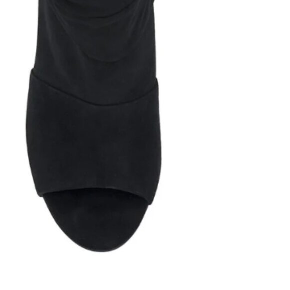 new Vince Camuto Womens ANTAYA Suede Peep Toe Ankle Booties Shoes 259  4M2T - Picture 7 of 9